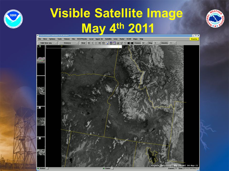 Visible Satellite Image May 4 th 2011