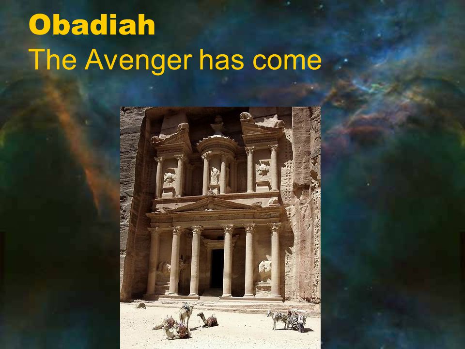 Obadiah The Avenger has come