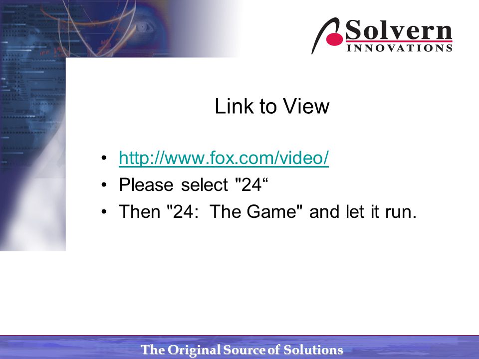 The Original Source of Solutions Link to View   Please select 24 Then 24: The Game and let it run.
