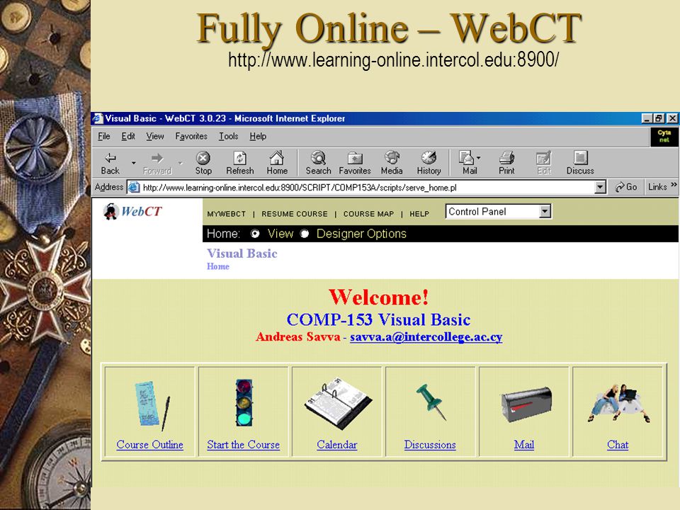 Fully Online – WebCT Fully Online – WebCT