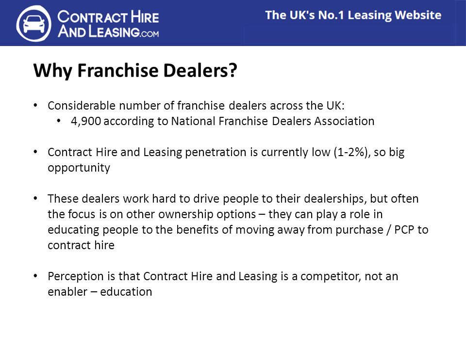 Why Franchise Dealers.
