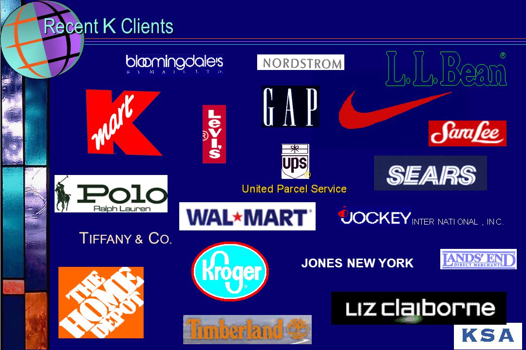 Recent K Clients T IFFANY & C O. JONES NEW YORK ®