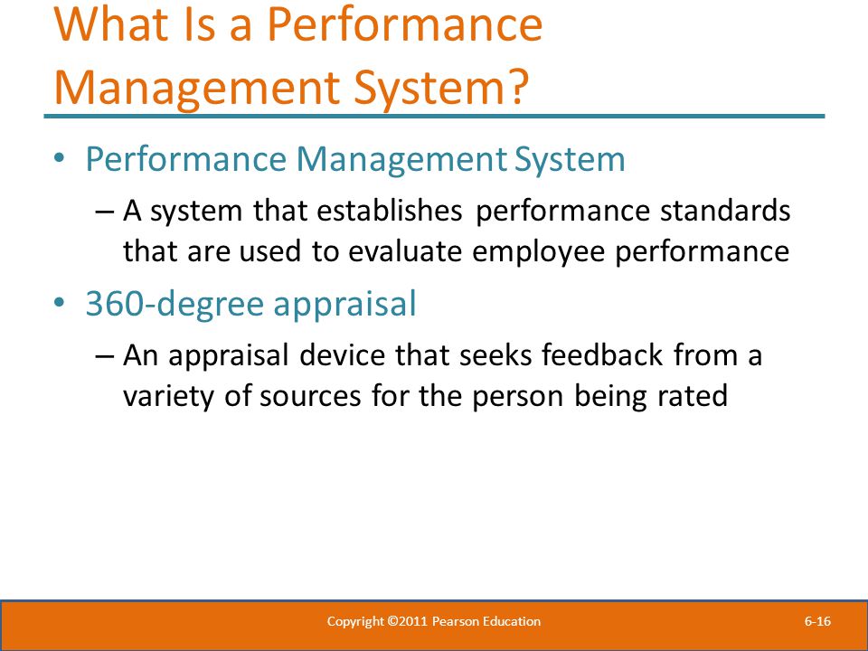 6-16 What Is a Performance Management System.