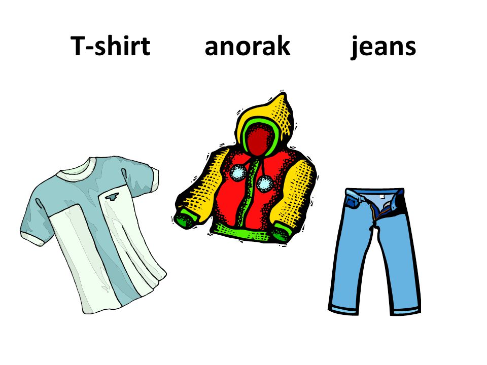 T-shirt anorak jeans