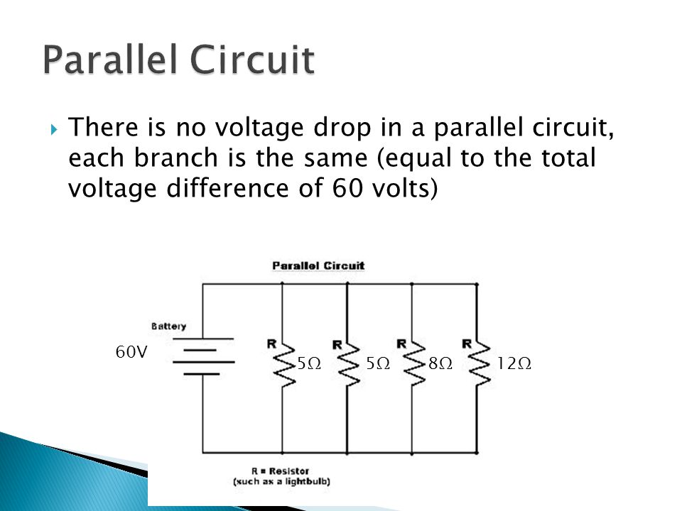 Parallel Circuit- circuit that has more than one path for the current to  pass ◦ Has at least two branches ◦ Advantages ◦ if one part of the path is.  - ppt download