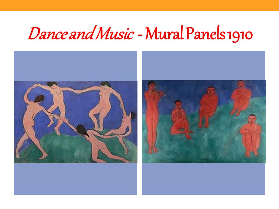 Dance and Music - Mural Panels 1910