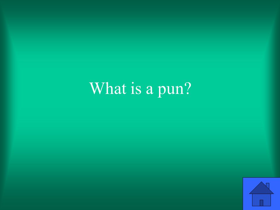 What is a pun