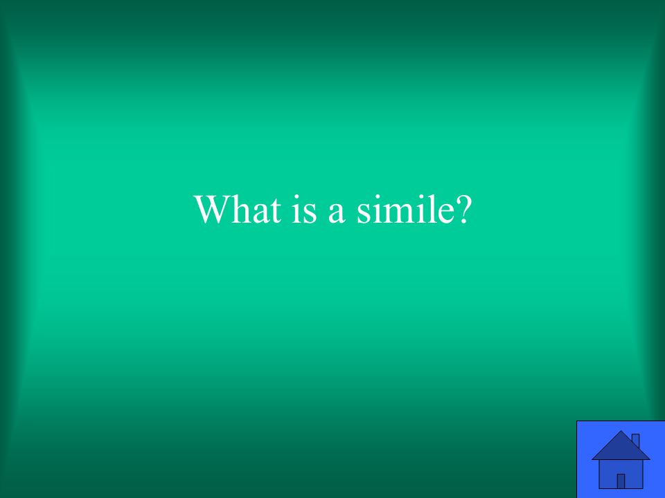 What is a simile