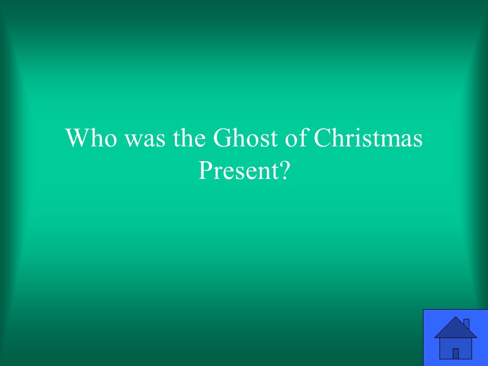 Who was the Ghost of Christmas Present