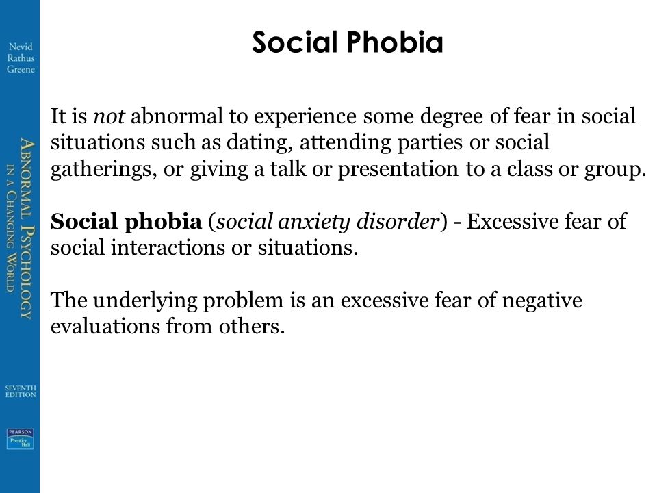 dating social phobia