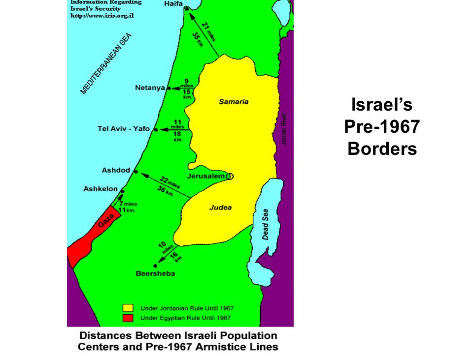 Israel’s Pre-1967 Borders