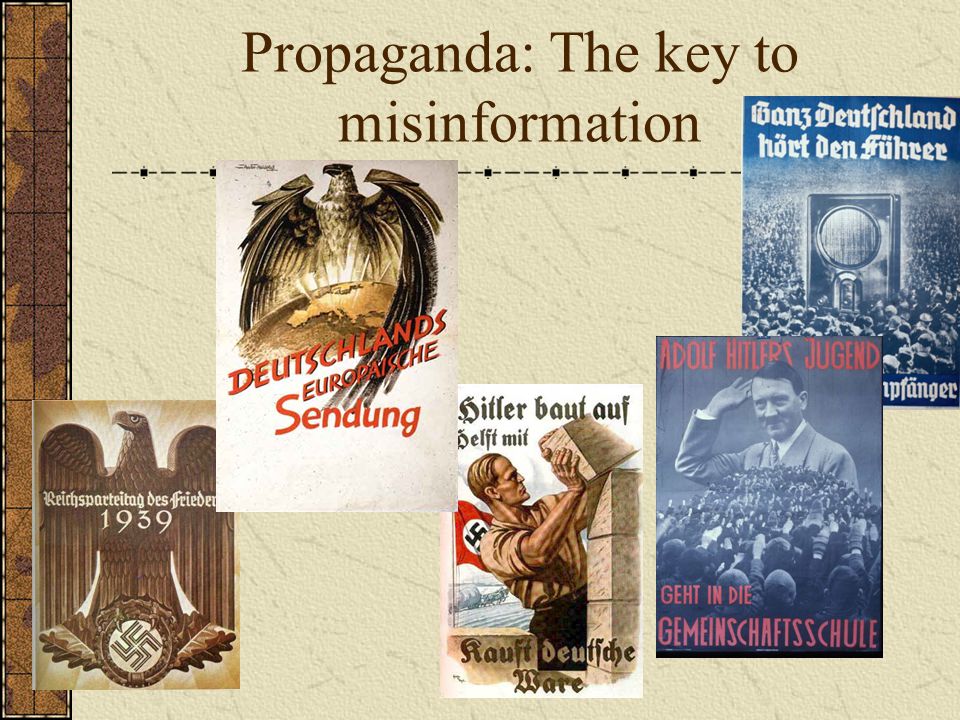Propaganda: The key to misinformation