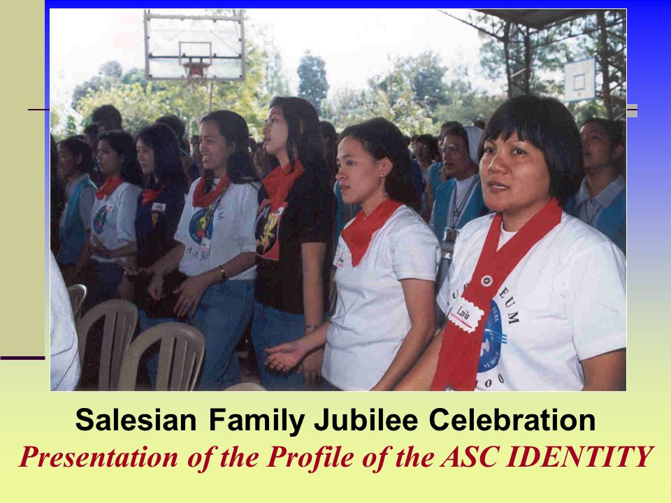 Salesian Family Encounter on the Common Mission Statement of the Salesian Family It called on each member for the commitment that is characterized a Salesian for the choice of those to whom the mission is directed: Advancement/Evangelization/Preventive System/ Laity/Culture/Salesian Charism