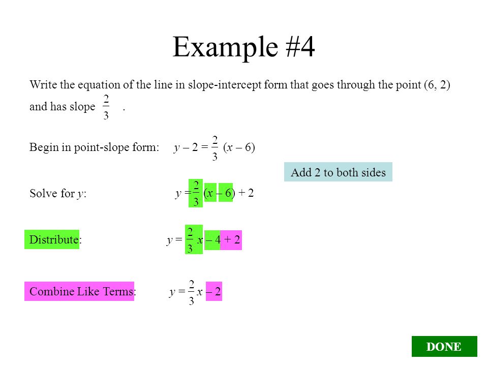 slope intercept form in terms of x
Writing Equations of Lines Starting with Point – Slope Form ... slope intercept form in terms of x
Writing Equations of Lines Starting with Point – Slope Form ...