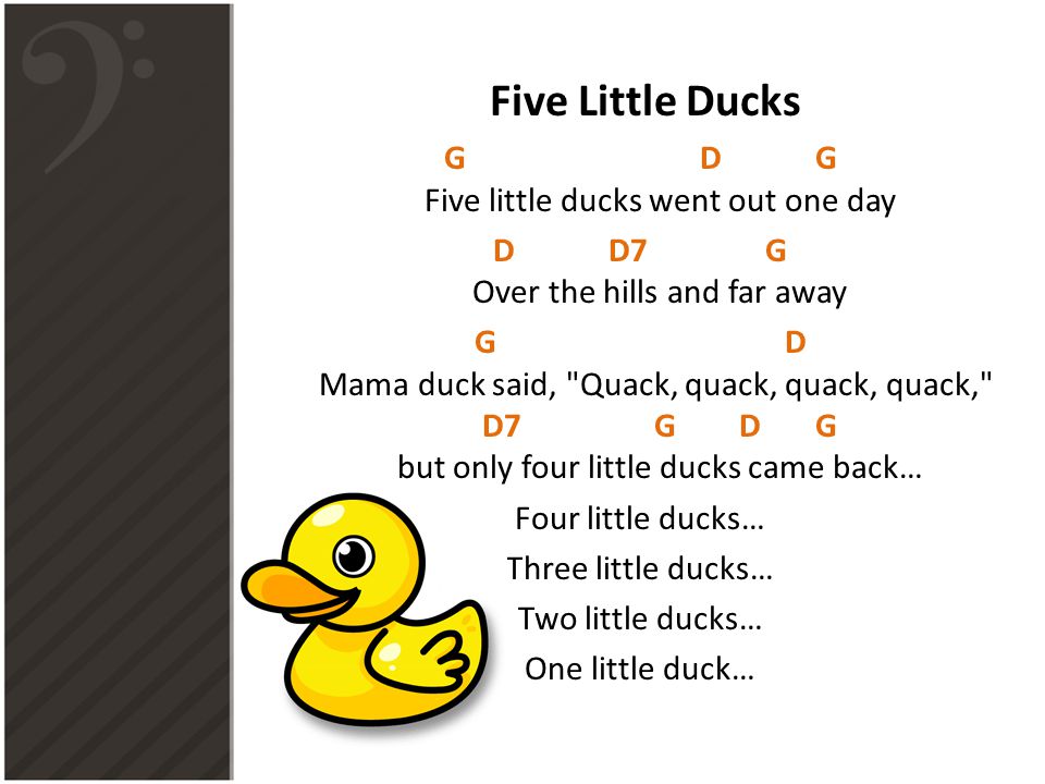 Duck text. Five little Ducks super simple Songs. 5 Little Ducks текст. Five little Ducks слова. Five little Ducks went out one Day.
