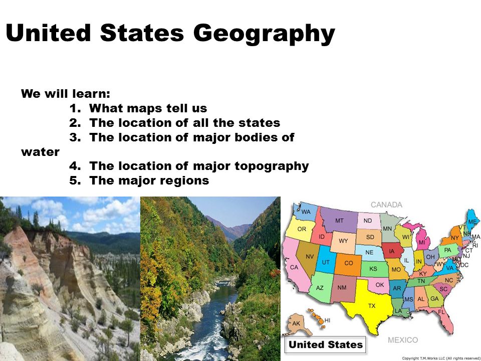 Region time. Geographical location of the United States ppt. Describe the geographical location of the USA. Questions about USA Geography. The Geography of Bliss.