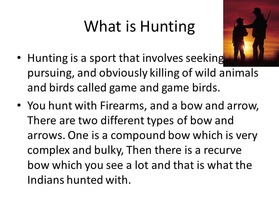 hunting topics