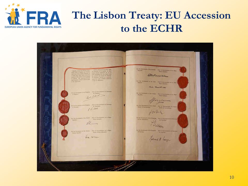 10 The Lisbon Treaty: EU Accession to the ECHR