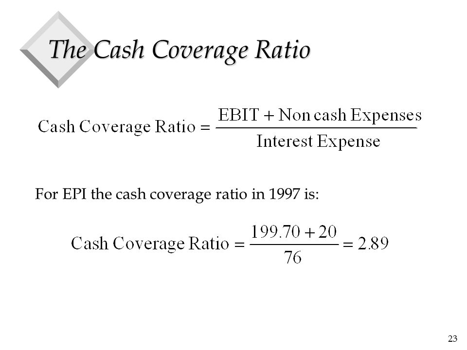 1 analysis of financial statements timothy r mayes ph d cash ratio calculation