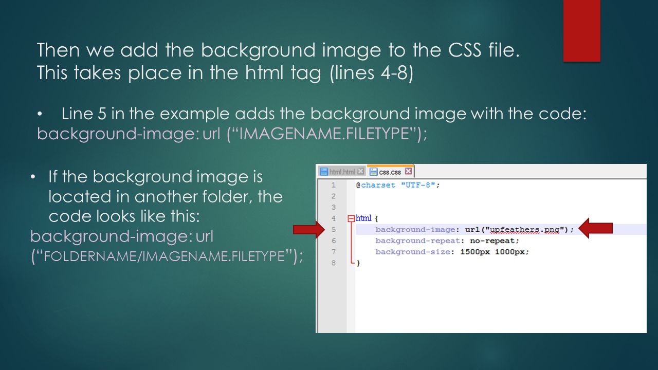 Featured image of post How To Add A Background Image In Css - To add background image to your html document you should use css styles.