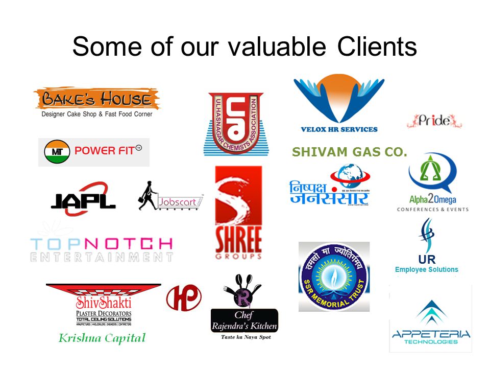 Some of our valuable Clients SHIVAM GAS CO.