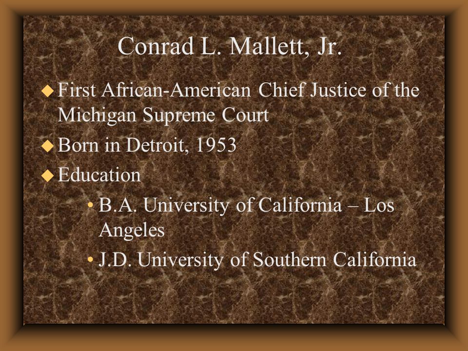 Conrad L. Mallett, Jr.