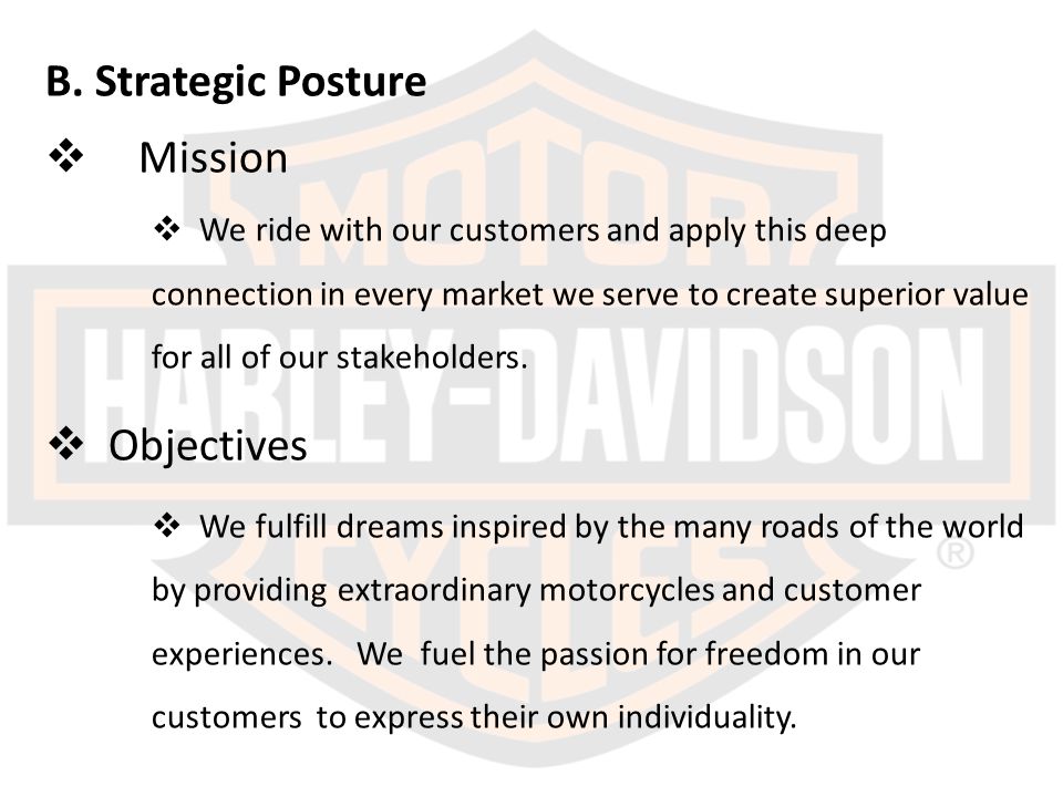 strategic audit of harley davidson case 16 strategic management mgmt harley davidson case study