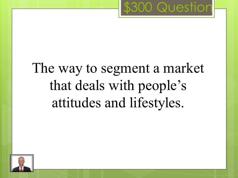$200 Answer Target Market