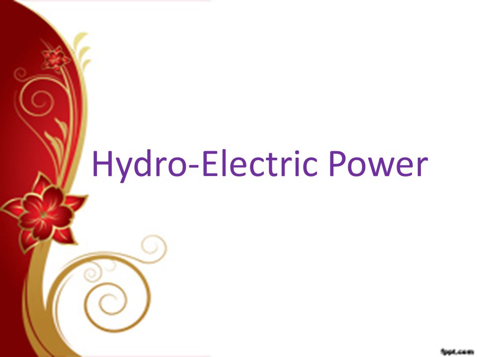 Hydro-Electric Power