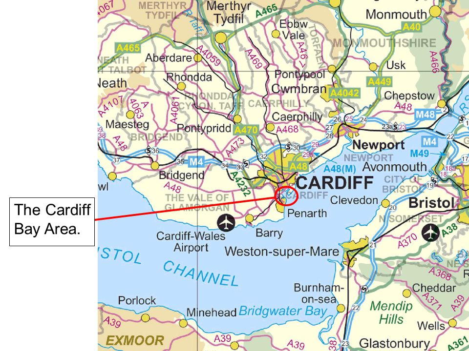 The Cardiff Bay Area.