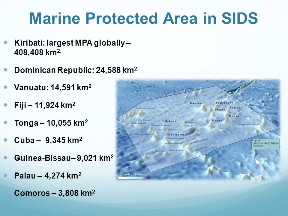 Marine Protected Area in SIDS Kiribati: largest MPA globally – 408,408 km 2.