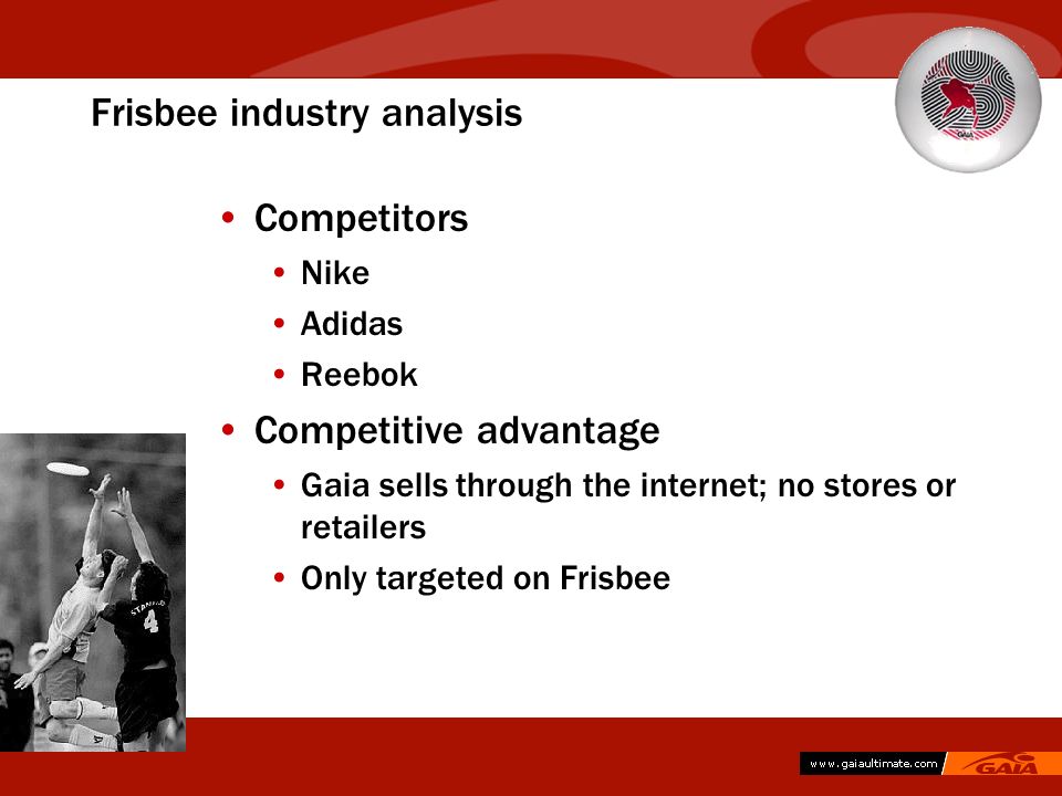 lekken Idioot Activeren GAIA Ultimate Sports Inc. Marketing the image of ultimate Frisbee. - ppt  download