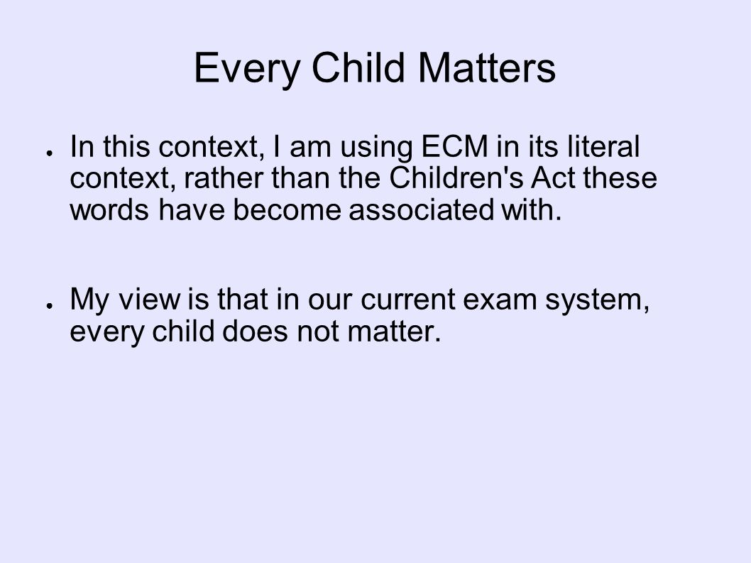 dfes 2007 every child matters