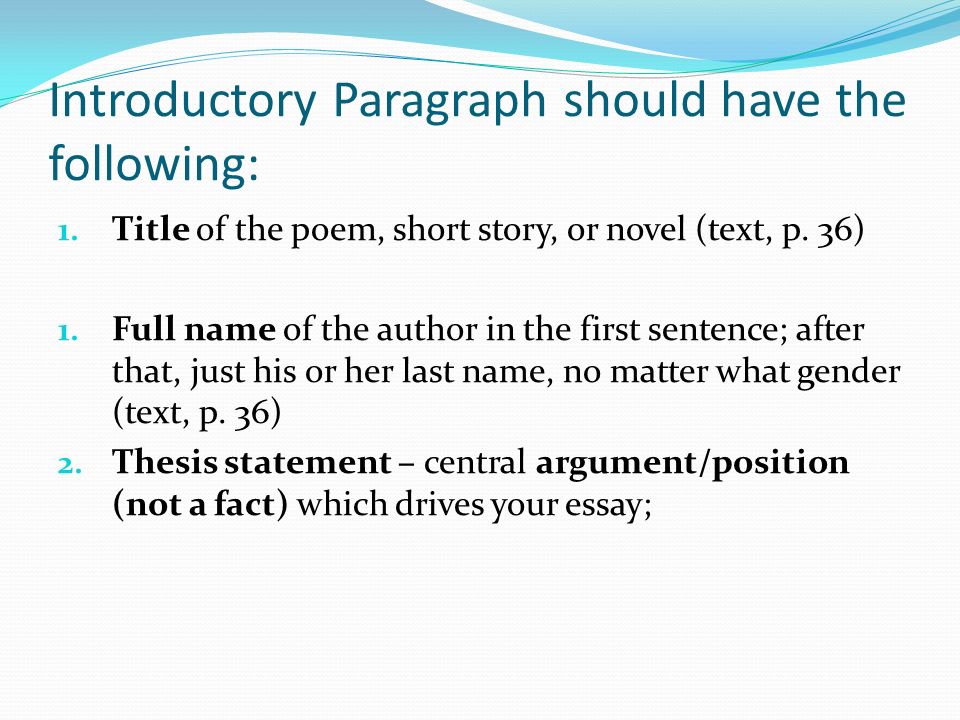 In The First Paragraph Body Paragraphs Keys To Write The Perfect First Line Of A Novel Poverty Essay Thesis also Essay On Healthy Eating English Language Essay Topics