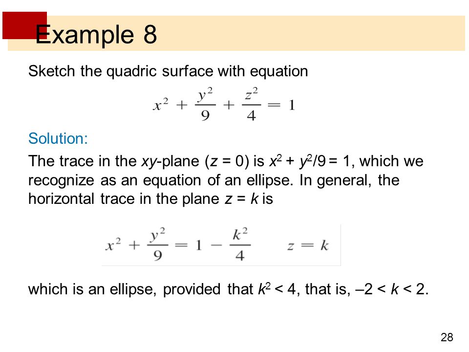 Vectors And The Geometry Of Space 9 Functions And Surfaces Ppt Download