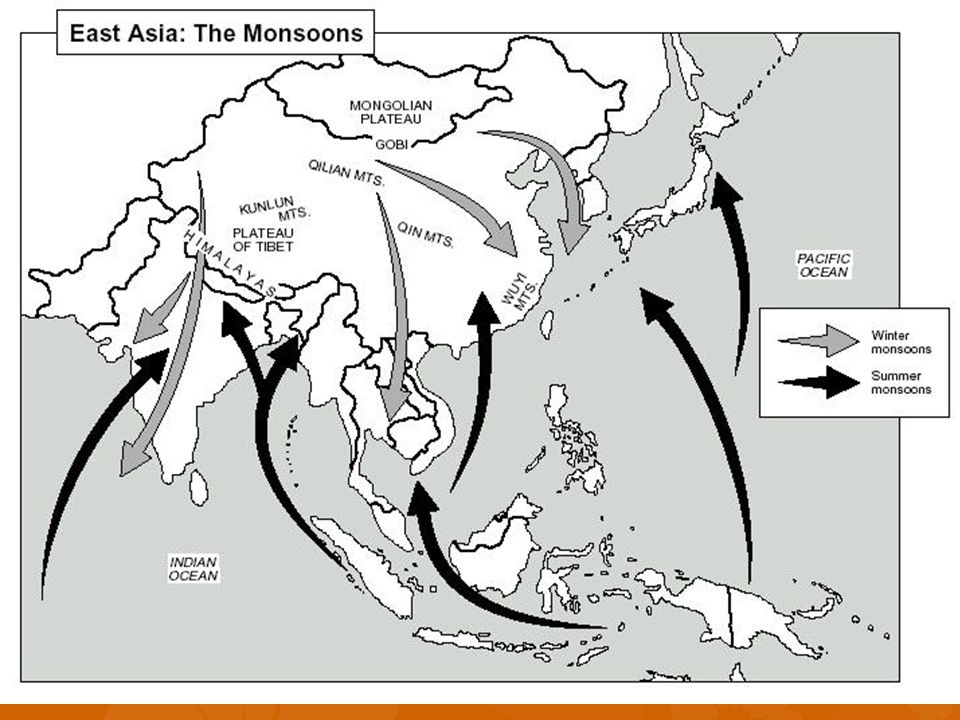 Восточный муссон. Муссоны в Азии. Юго восточные Муссоны. Восточно-азиатский Муссон. Карта муссонов Азии.