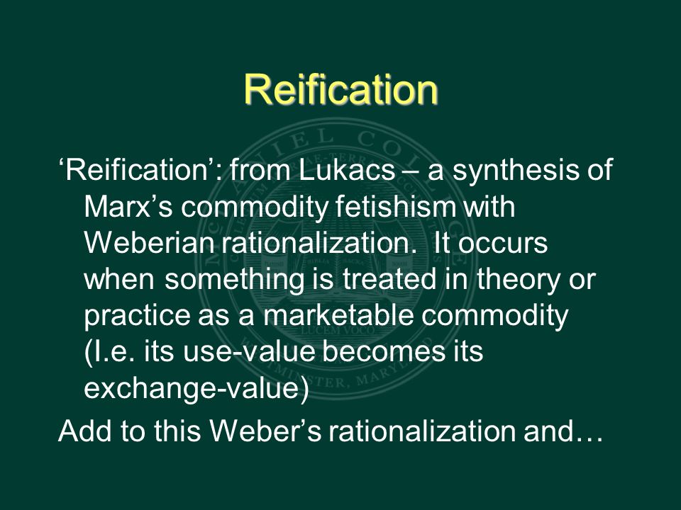 Lukacs and commodity fetish something is Lukacs and commodity fetish agree