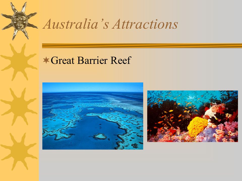 Australia’s Attractions  Great Barrier Reef