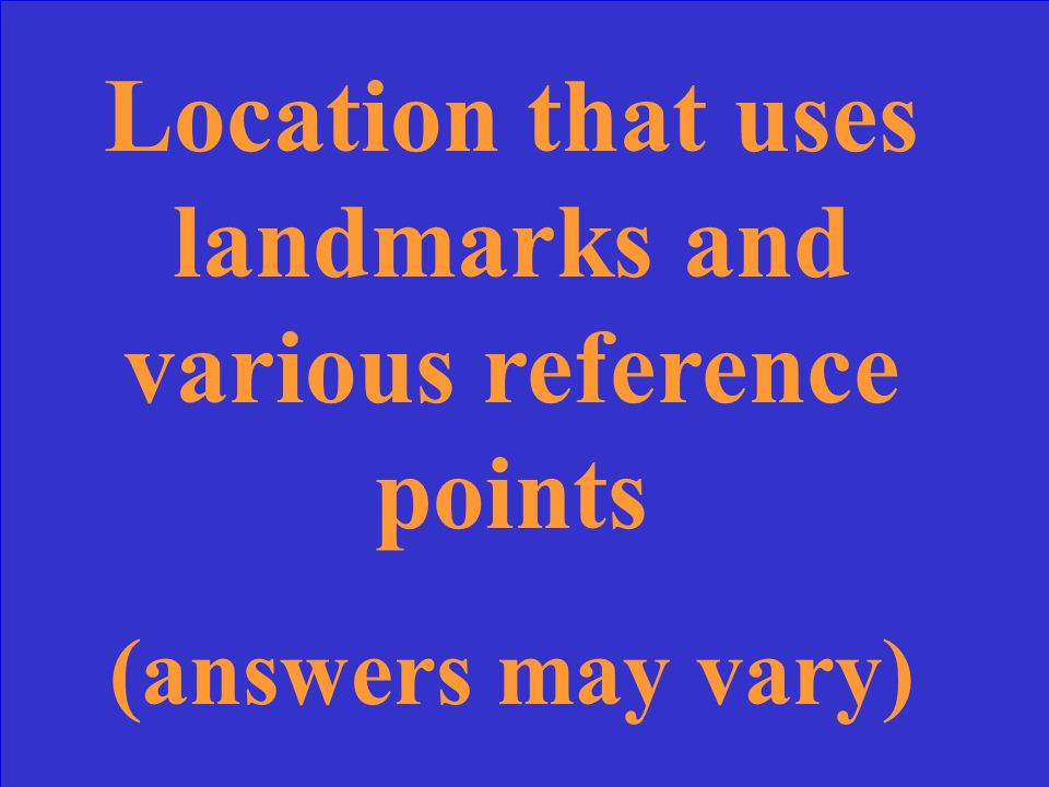 What is relative location and use it to describe Australia