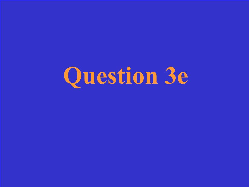Answer 3e