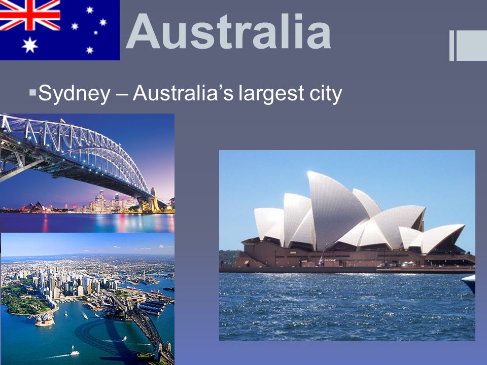 Australia  Sydney – Australia’s largest city