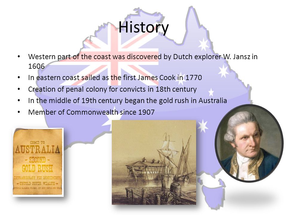 History Western part of the coast was discovered by Dutch explorer W.