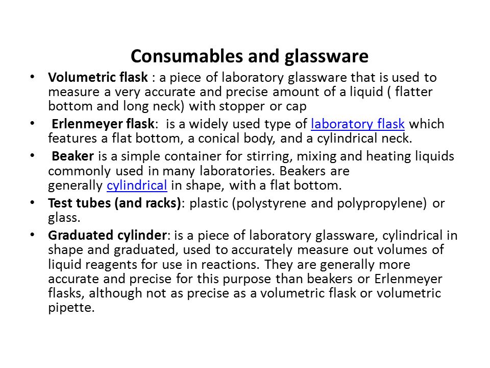 accuracy and precision of laboratory glassware