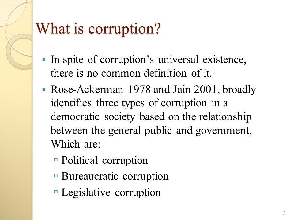 Corruption: Definition, Quantification and Measurement Shrabani Saha  Lecturer Department of Economics and Finance Massey University. - ppt  download