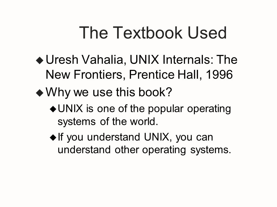 unix internals by uresh vahalia