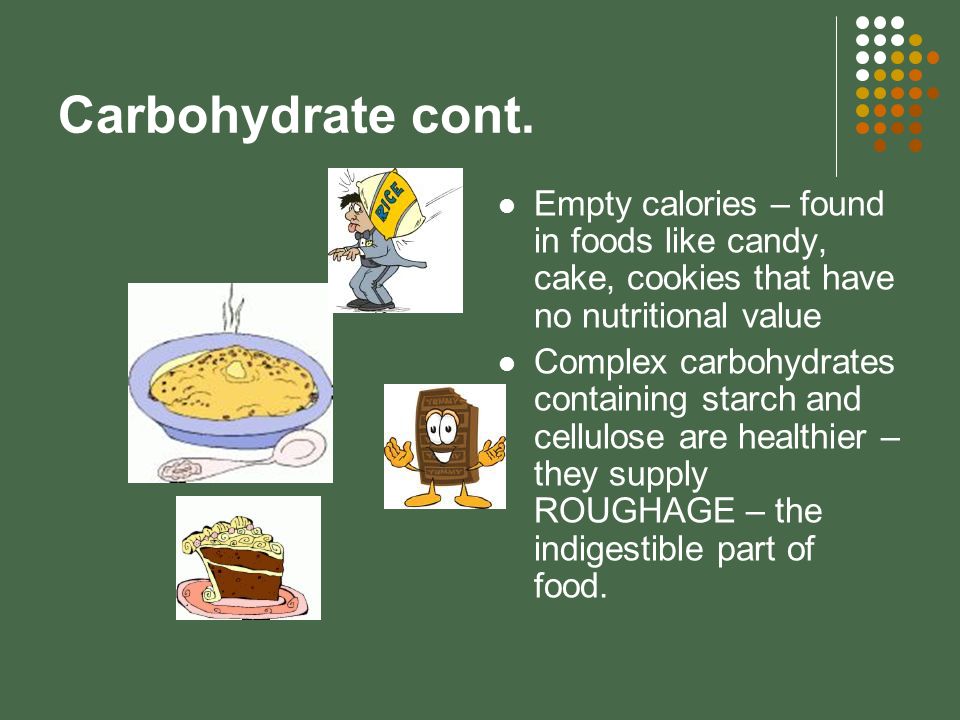 Carbohydrate cont.