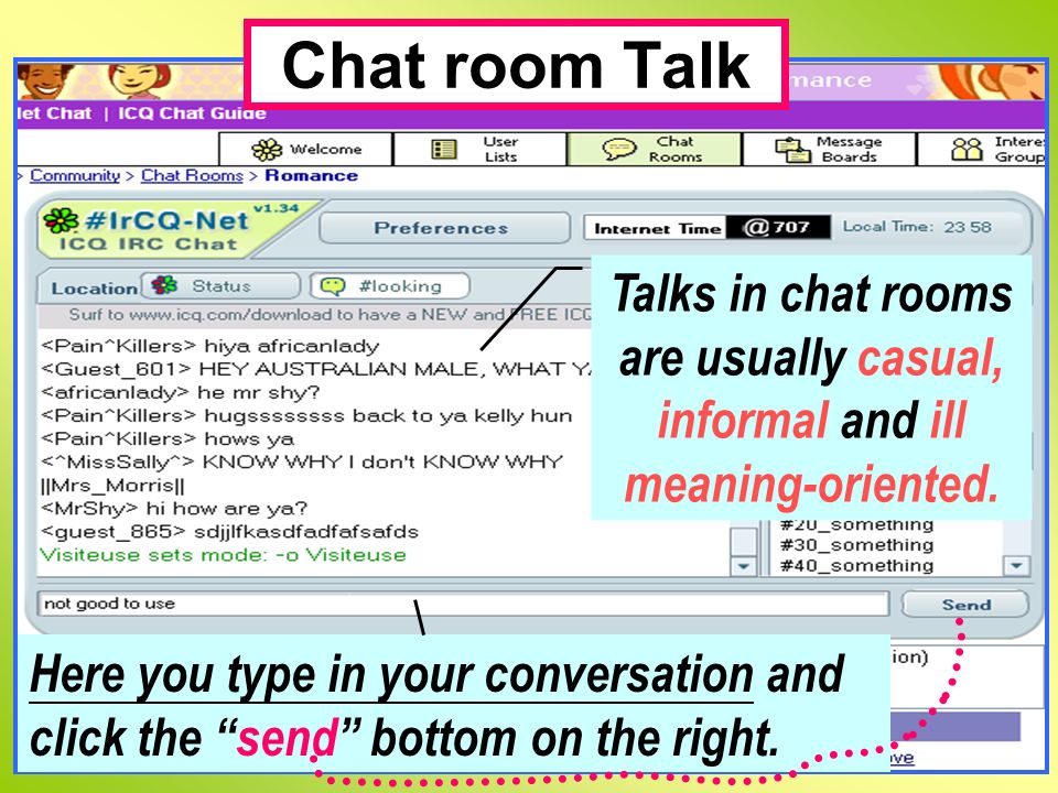 ICQ Chat-page