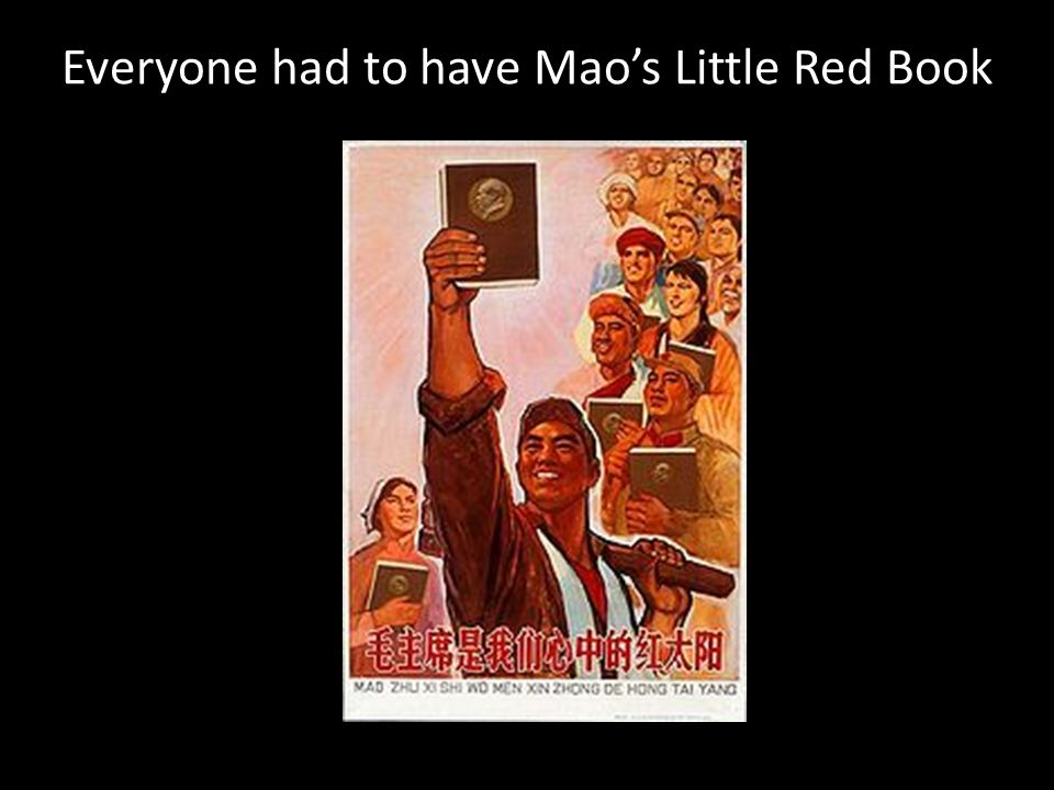 Everyone had to have Mao’s Little Red Book