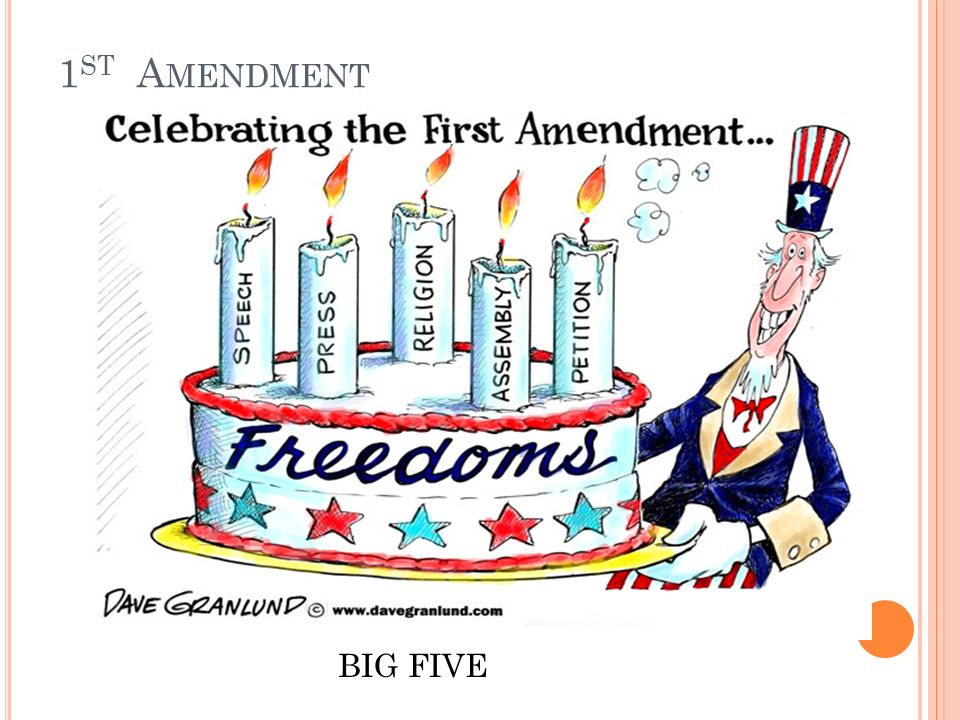 3 1 St A Mendment Big Five 3 1 St A Mendment Big Five