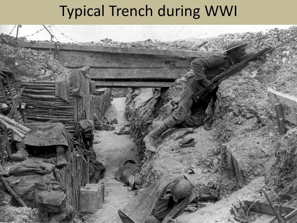 Typical Trench during WWI